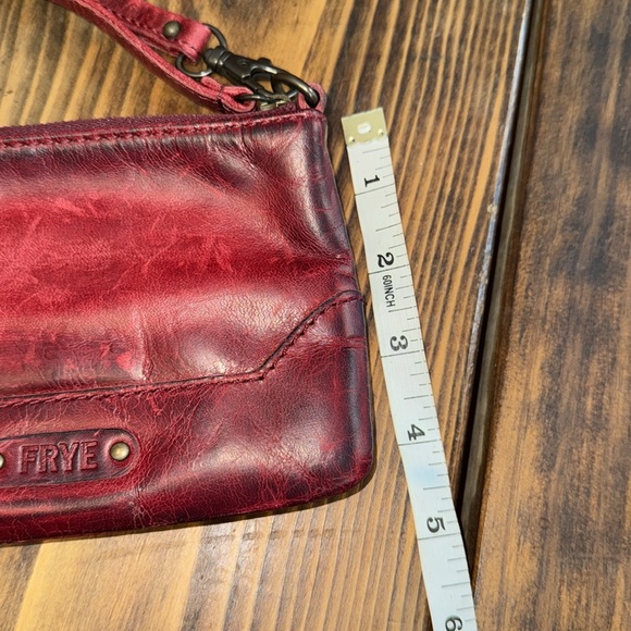Frye Red Melissa Wristlet. Gently worn.